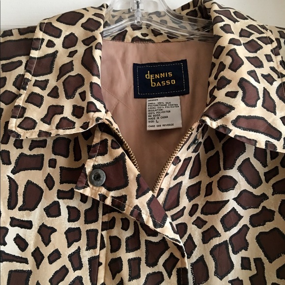 Dennis basso 🦒 print “rain & shine” coat ! SALE!! - Picture 4 of 7